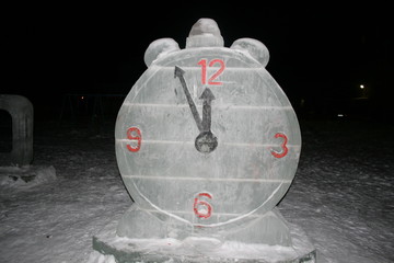 Ледяная скульптура.