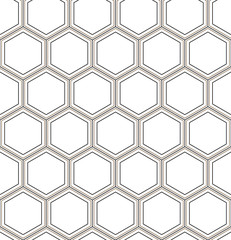 Obraz premium Vector seamless geometric pattern. Classic Chinese ancient fully editable ornament