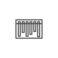 Barcode outline icon. linear style sign for mobile concept and web design. Bar code scan simple line vector icon. Symbol, logo illustration. Pixel perfect vector graphics