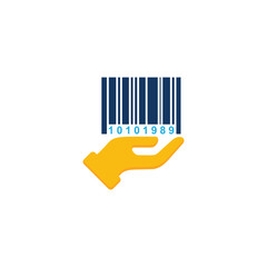 Barcode Care Logo Icon Design