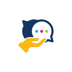 Talk Care Logo Icon Design