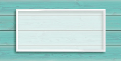 Holzhintergrund Türkis Planken Header Weißer Rahmen © Alexander Limbach