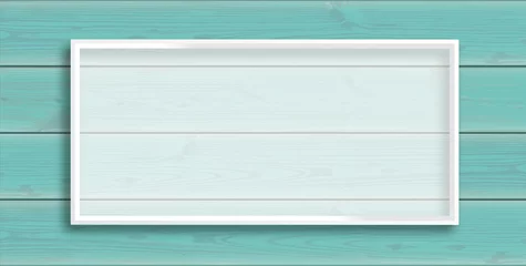 Holzhintergrund Türkis Planken Header Weißer Rahmen © Alexander Limbach