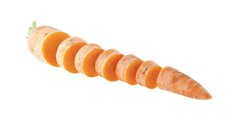 carrot isolated on white background