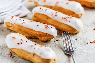 Frische Französische Eclairs