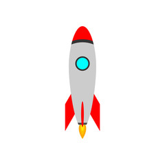 Rocket vector icon. Start Up Concept Symbol Space Roket Ship
