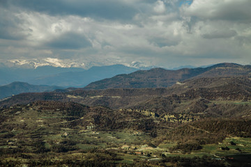 Landscape in Bellmunt, Catalonia, Spain