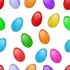 illustration of elements of Easter background