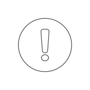 recommend clip art: Warning sign. Exclamation point (mark) icon. Vector.