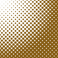 Geometric abstract halftone dot pattern background - vector illustration from circles