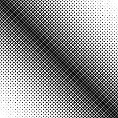 Halftone square pattern background template - abstract vector graphic