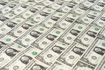 close up of banknote for background