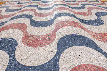 Popular street maritime promenade in Alicante