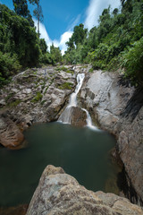 waterfall in national park of Thailand(Nan Toei Waterfall) 