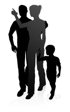 Family Detailed Silhouette