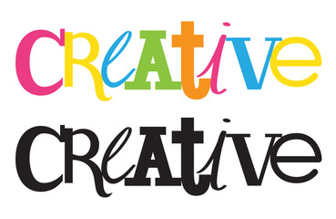 CREATIVE Custom Lettering Icon