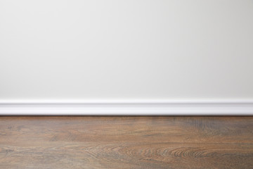 white wall and wooden floor in apartment