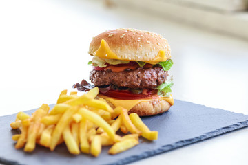 burger frites maison 