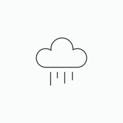 Rain vector icon