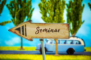 Schild 321 - Seminar