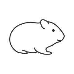 Hamster linear icon