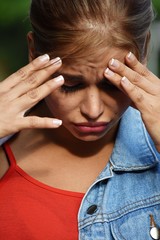 Stressed Female Woman