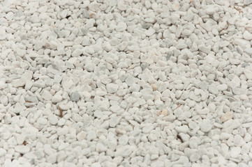 weißer Kies