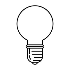 bulb energy light icon vector illustration design