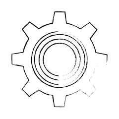 gear machine isolated icon vector illustration design