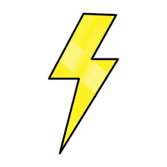 thunder ray isolated icon vector illustration design