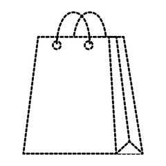 paper shopping bag icon vector illustration design