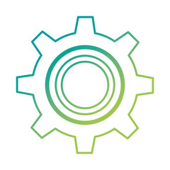 gear machine isolated icon vector illustration design