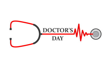 Medical background for Doctors day. Vector illustration