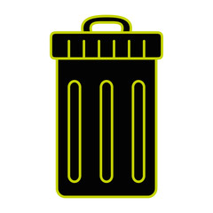 recycle bin isolated icon vector illustration design