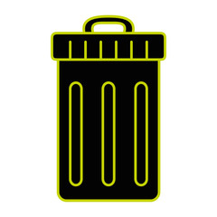 recycle bin isolated icon vector illustration design