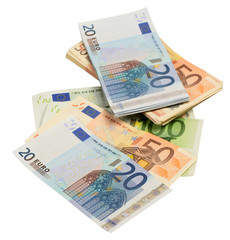 Obraz na płótnie Canvas Cheap-Money-Euro-European currency