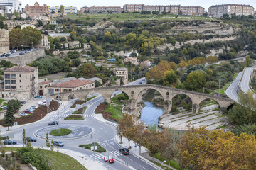 Fototapeta premium City view, Manresa, province Barcelona, Catalonia.