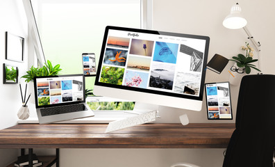 floating stuff at home portfolio