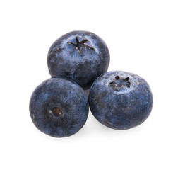 Obraz premium Fresh berries isolated on white background.