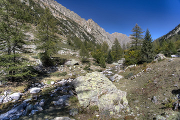 Fototapeta premium valle dell' Argentera Cuneo Piemonte Italia