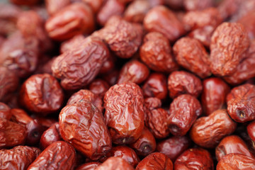 Jujube dates in an oriental bazaar