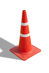 traffic cone on white background