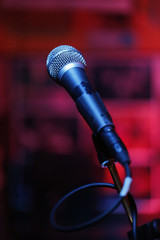 Microphone ready for live
