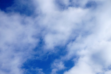 texture of clouds with a lot of white color