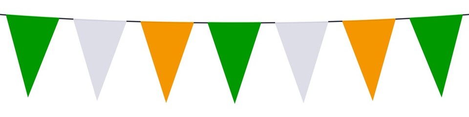 Banner. Garlands, pennants.  