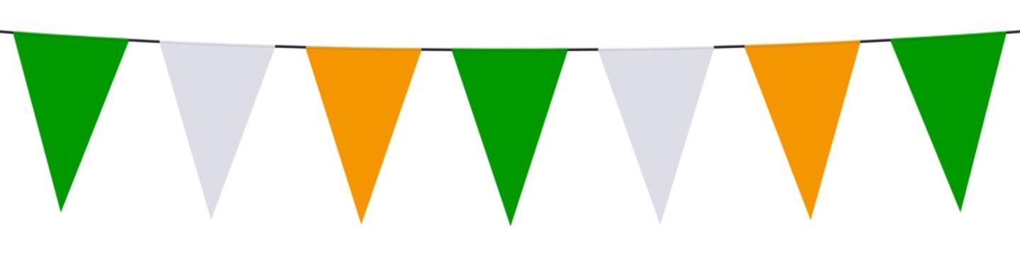 Banner. Garlands, pennants.  