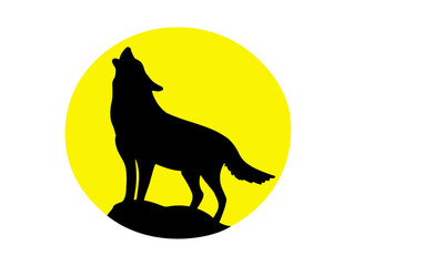 Obraz premium Howling Wolf