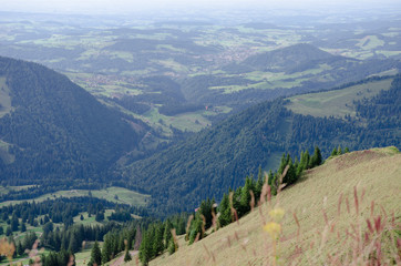 Naklejka premium Alpen von oben