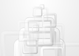 Obraz premium Tech abstract background with grey squares