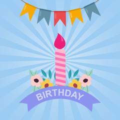 happy birthday greeting card